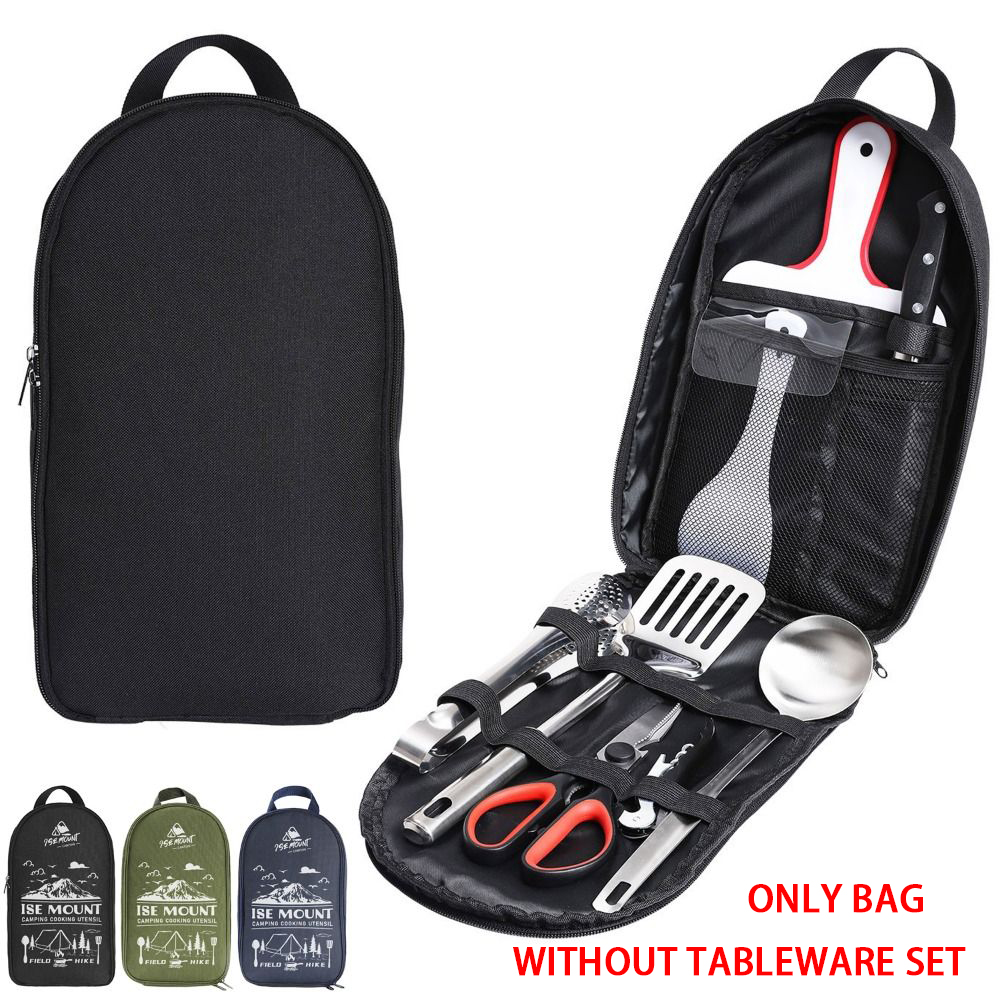 Camping Cooking Organizer - 2024 Picknickgerei Set Opbergtas Wandelen Camping