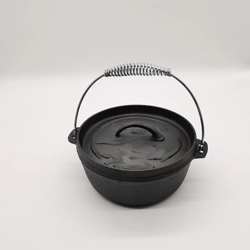 Camp Dutch Oven Cast - 2QT gietijzeren Dutch Oven 20cm ijzeren