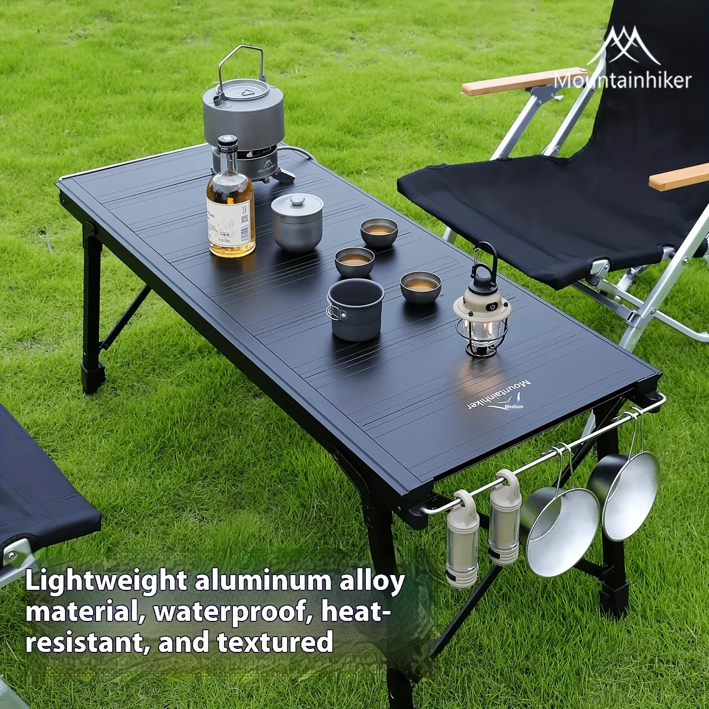 Camping Cooking Table - Mountainhiker Opvouwbare Camping Lifttafel Draagbaar Buiten
