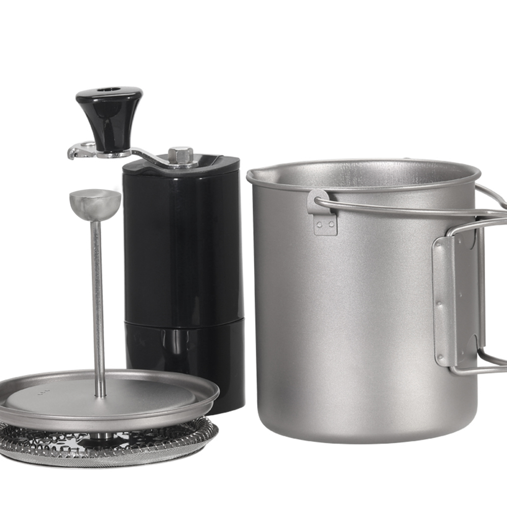 Lixada 750Ml Titanium Koffieko - Camping Hiking Cooking recensie en prijs