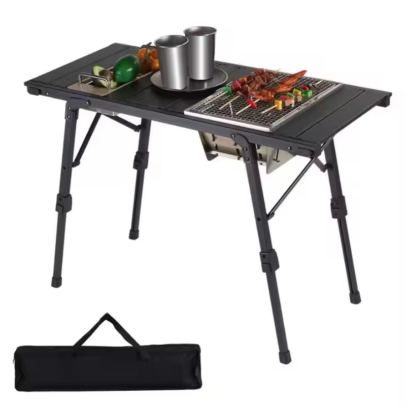 Stelbare, draagbare, opvouwbar - Camping Cooking Table recensie en prijs