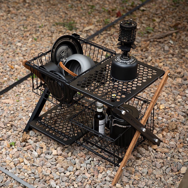 Draagbare opvouwbare campingta - Camping Hiking Cooking recensie en prijs