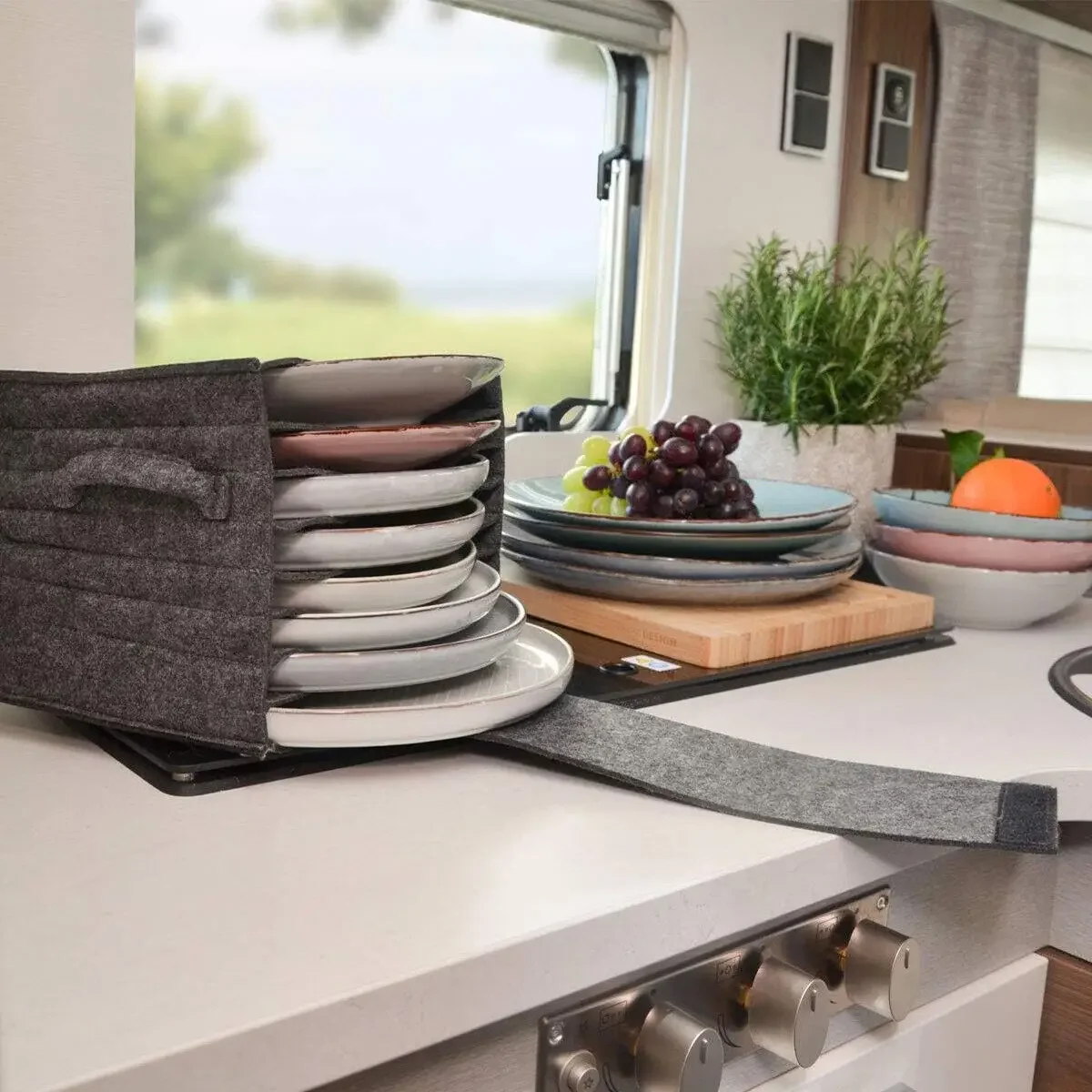 1 stuk vilten bord, schaal, be - Camping Cooking Organizer recensie en prijs