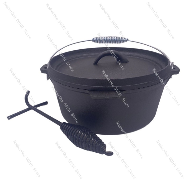 Zware gietijzeren Dutch oven 2 - Camp Dutch Oven Cast recensie en prijs